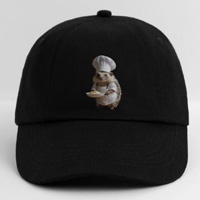 casquette hérisson cuisinier animaux mignons